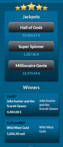 EUcasino winners